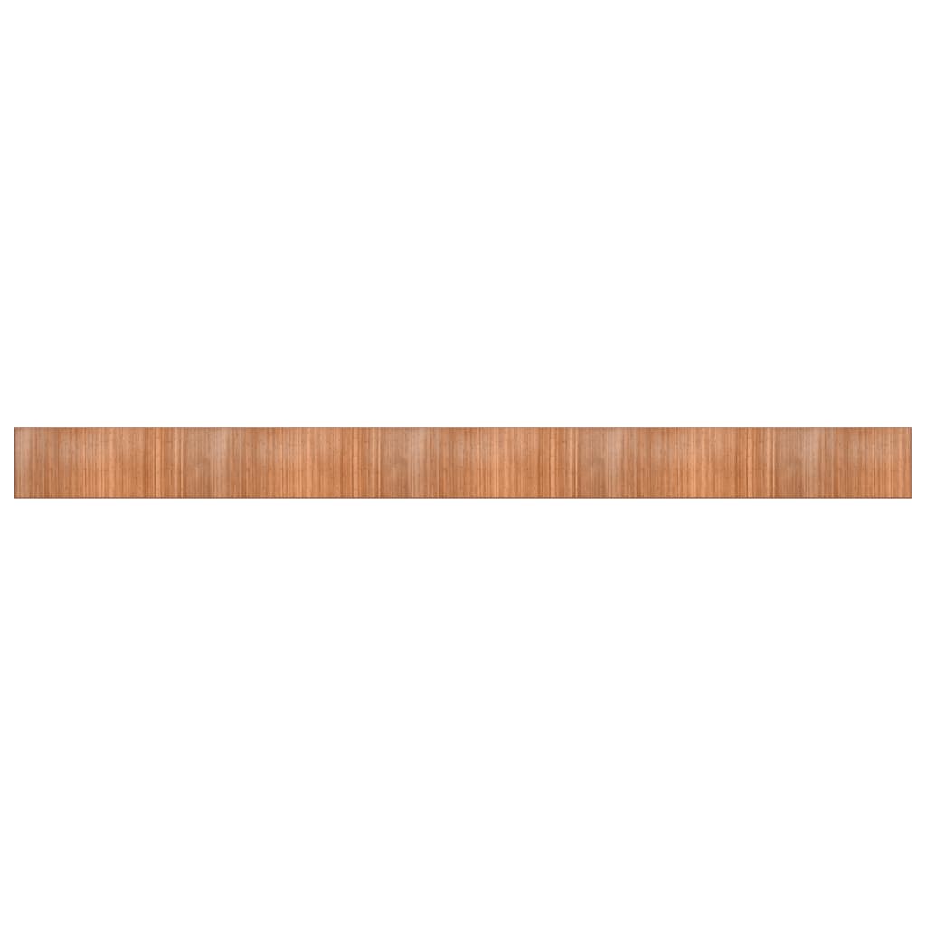 Bambu de carpete retangular cor natural 80x1000 cm