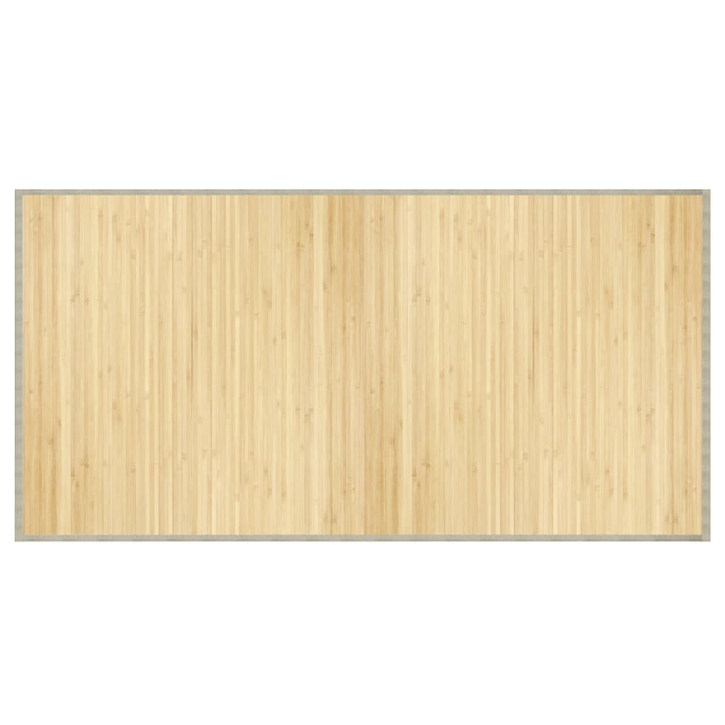 Carpete retangular Luz de cor natural 100x200 cm