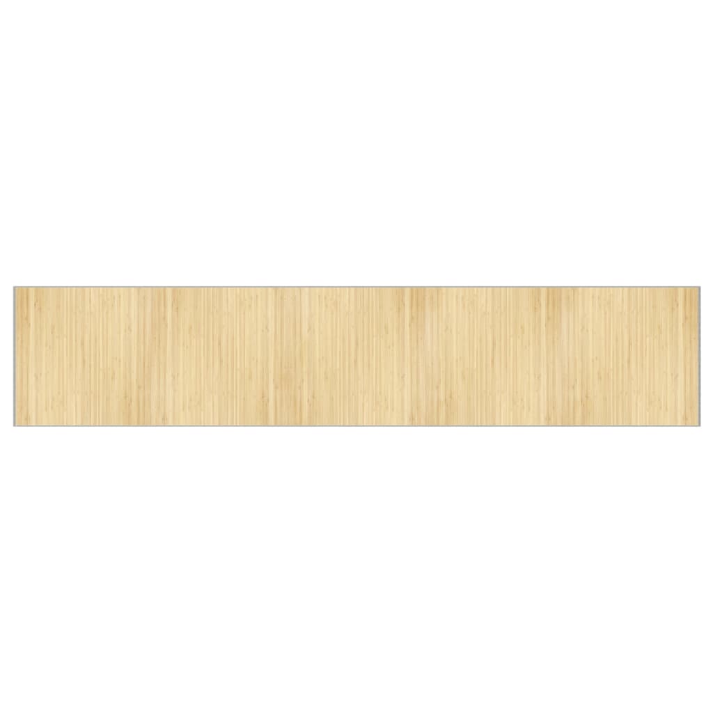 Carpete retangular Luz de cor natural 100x500 cm