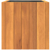 Jardinière en bois d'acacia massif 25x25x25 cm v0388 - Vetonek