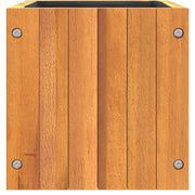 Jardinière en bois d'acacia massif 25x25x25 cm v0388 - Vetonek