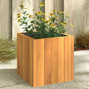 Jardinière en bois d'acacia massif 25x25x25 cm v0388 Vetonek
