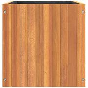 Jardinière en bois d'acacia massif 45x45x45 cm v0401 - Vetonek