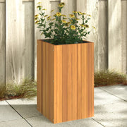 Jardinière en bois d'acacia massif 35x35x60 cm v0418 Vetonek