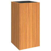 Jardinière en bois d'acacia massif Vetonek 45x45x90 cm