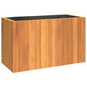 Jardinière en bois d'acacia massif Vetonek 59x27,5x35 cm