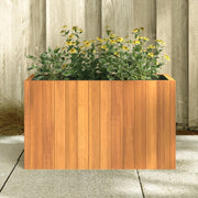 Jardinière en bois d'acacia massif 59x27,5x35 cm v0432 - Vetonek