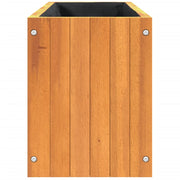 Jardinière en bois d'acacia massif 59x27,5x35 cm v0432 - Vetonek