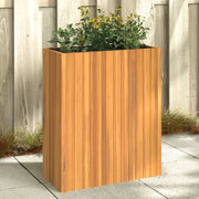 Jardinière en bois d'acacia massif 59x27,5x70 cm v0449 Vetonek