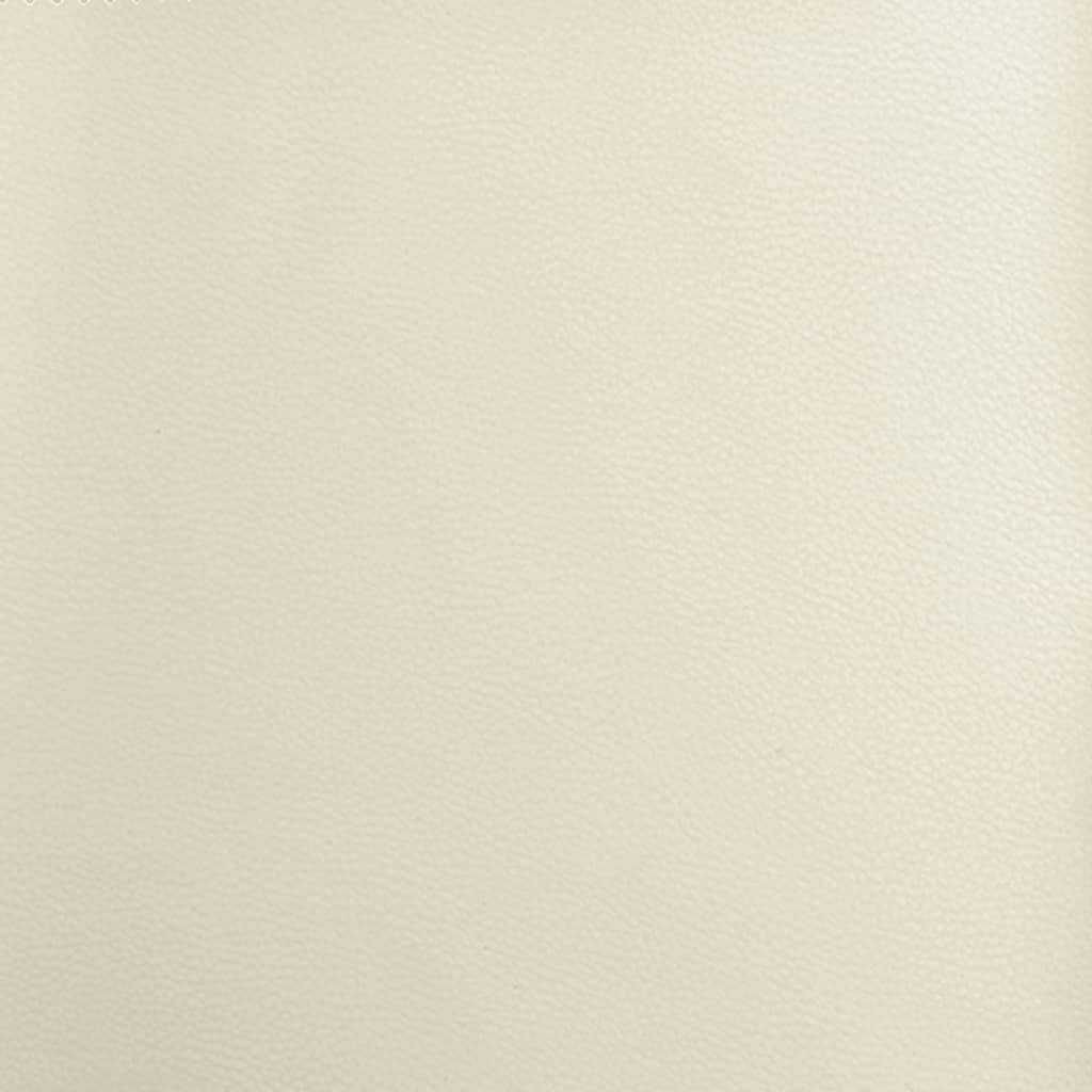 Sillón reclinable de masaje cuero sintético crema V0814 Vetonek