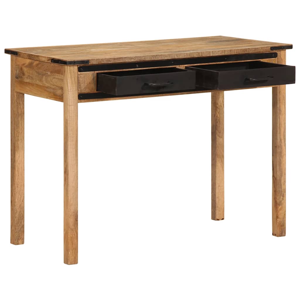 Bureau 100x50x75 cm en bois de manguier massif V7837 Vetonek