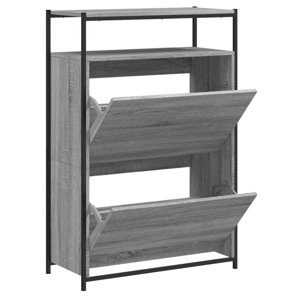 Sonoma Grey Engineering Wood Zapater 75x34x112 cm