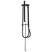 Chair support wall mount folding black iron V4286 Vetonek