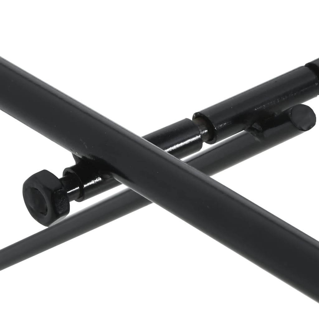 Chair support wall mount folding black iron V4286 Vetonek