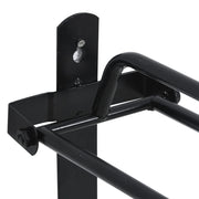 Chair support wall mount folding black iron V4286 Vetonek