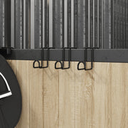 Appendiabiti per appendere fascette per cavi 3 unità in acciaio nero v4569 Vetonek