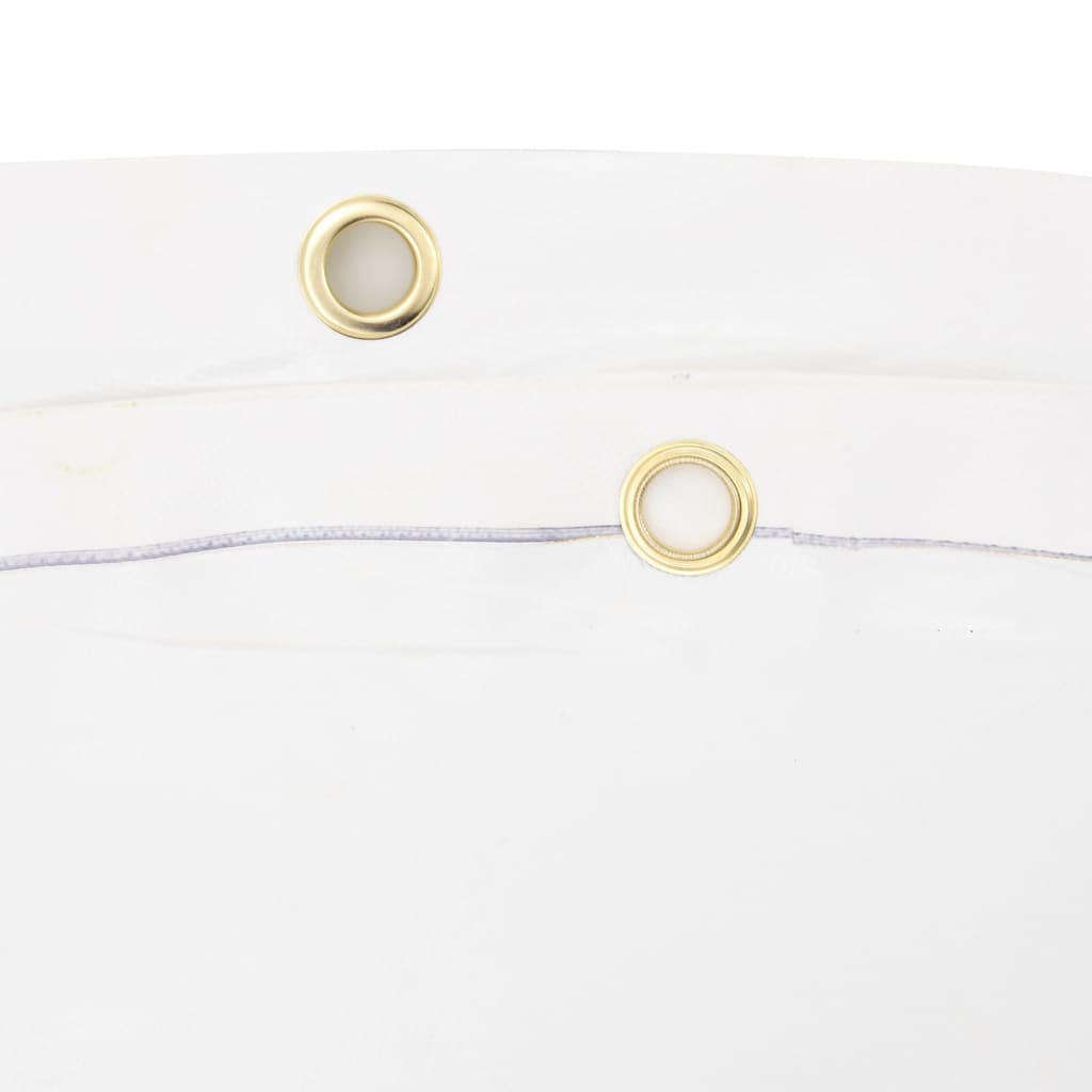 White tarpaulin 5x7 m 650 g/m² v1198 - Vetonek