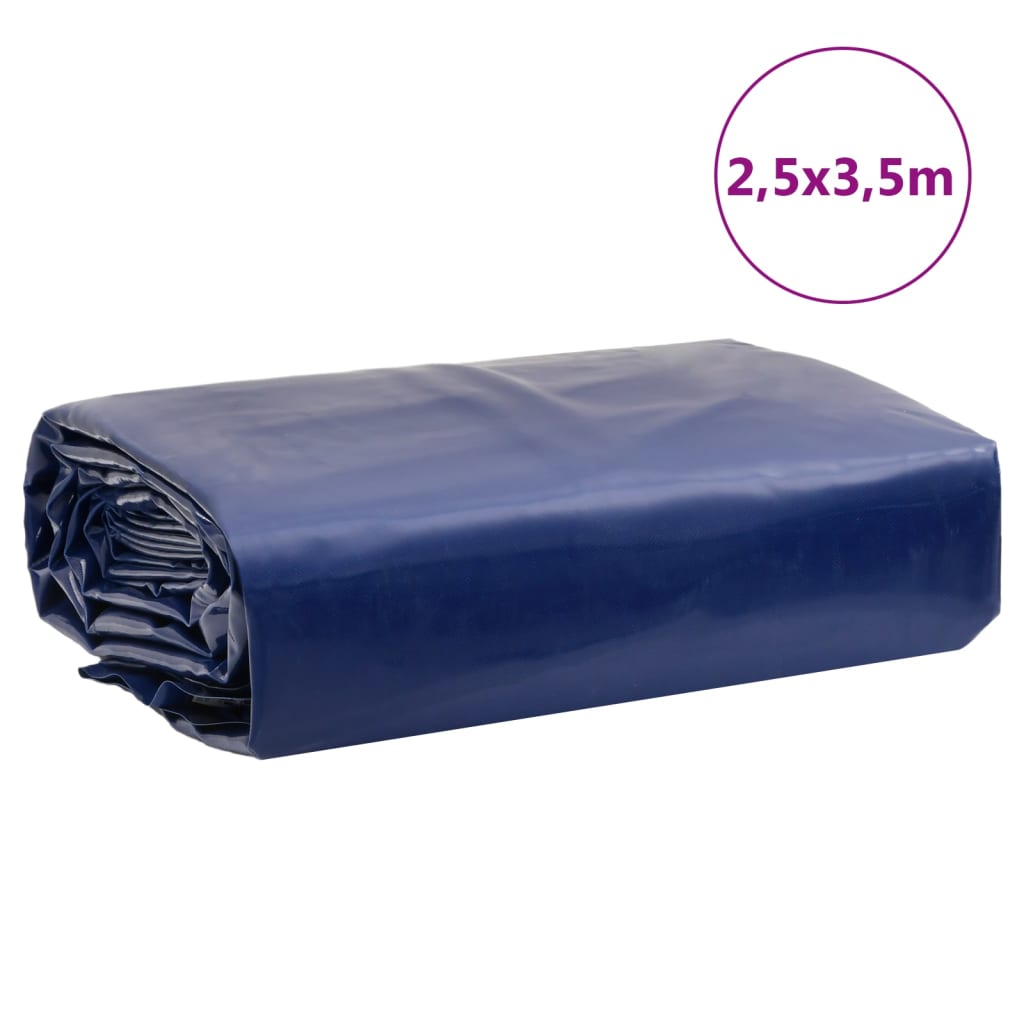 Canvas azul 2,5x3.5 m 650 g/m²