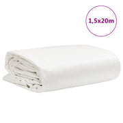 White tarpaulin 1.5x20 m 650 g/m² V2386 Vetonek
