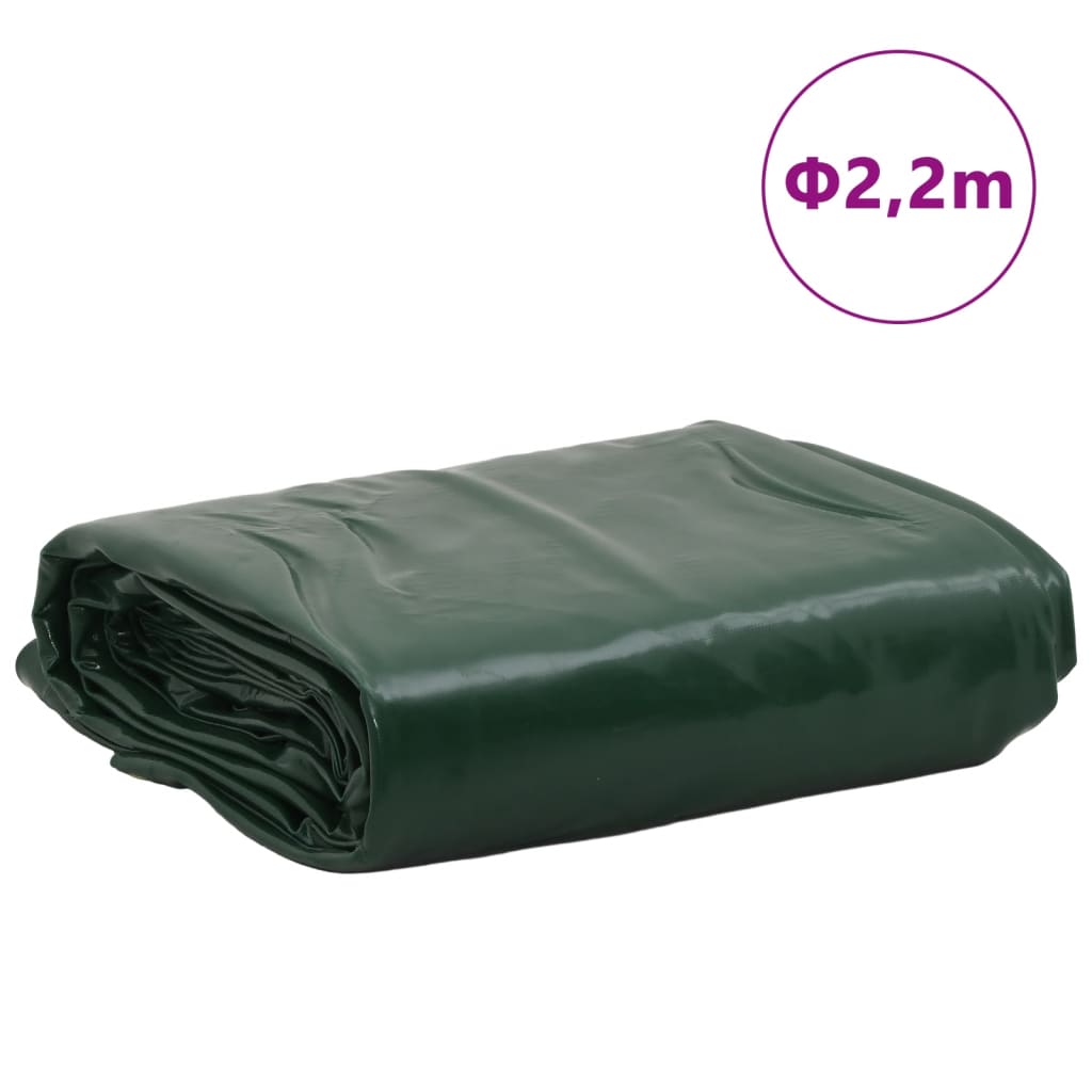 Lona verde Ø 2,2 m 650 g/m² V2591 Vetonek