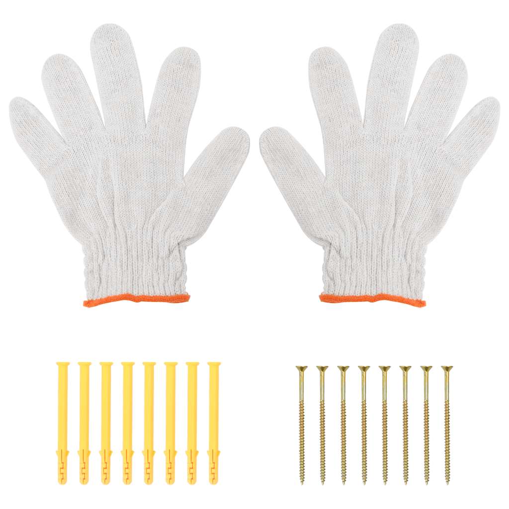 Suportes de prateleira 4 peças aço inoxidável preto 30x2,5x15,5 cm V8968 Vetonek