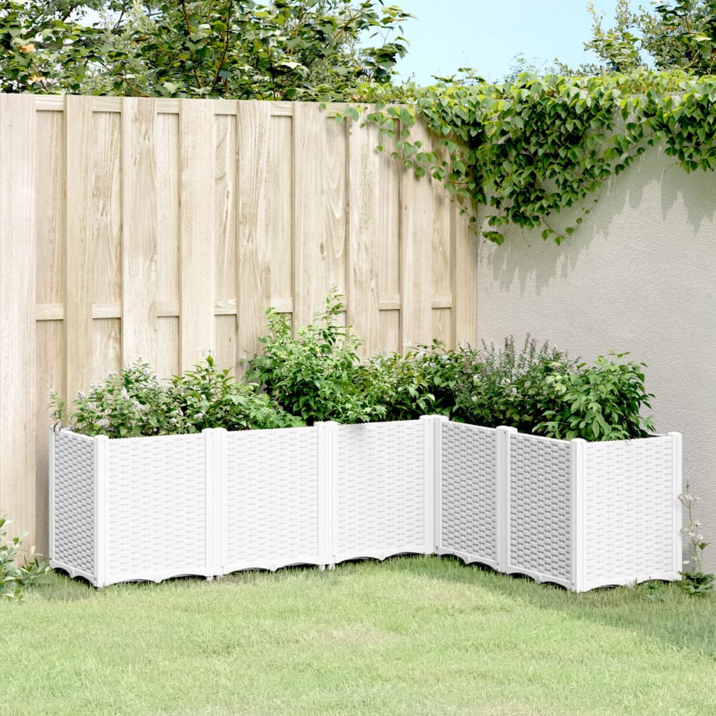 Vetonek Jardinera PP blanco 160x120x53 cm