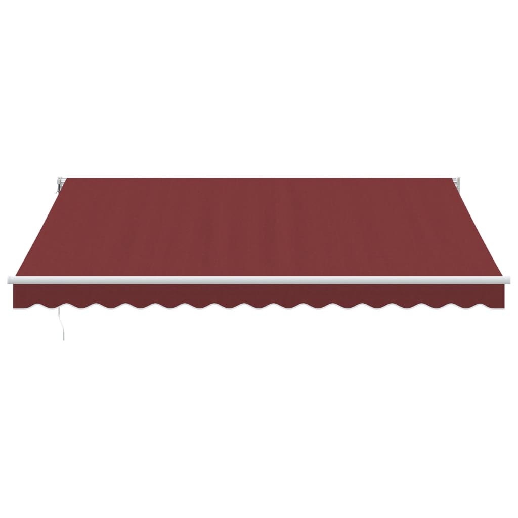 Burgundy automatic retractable awning 400x300 cm V6093 Vetonek