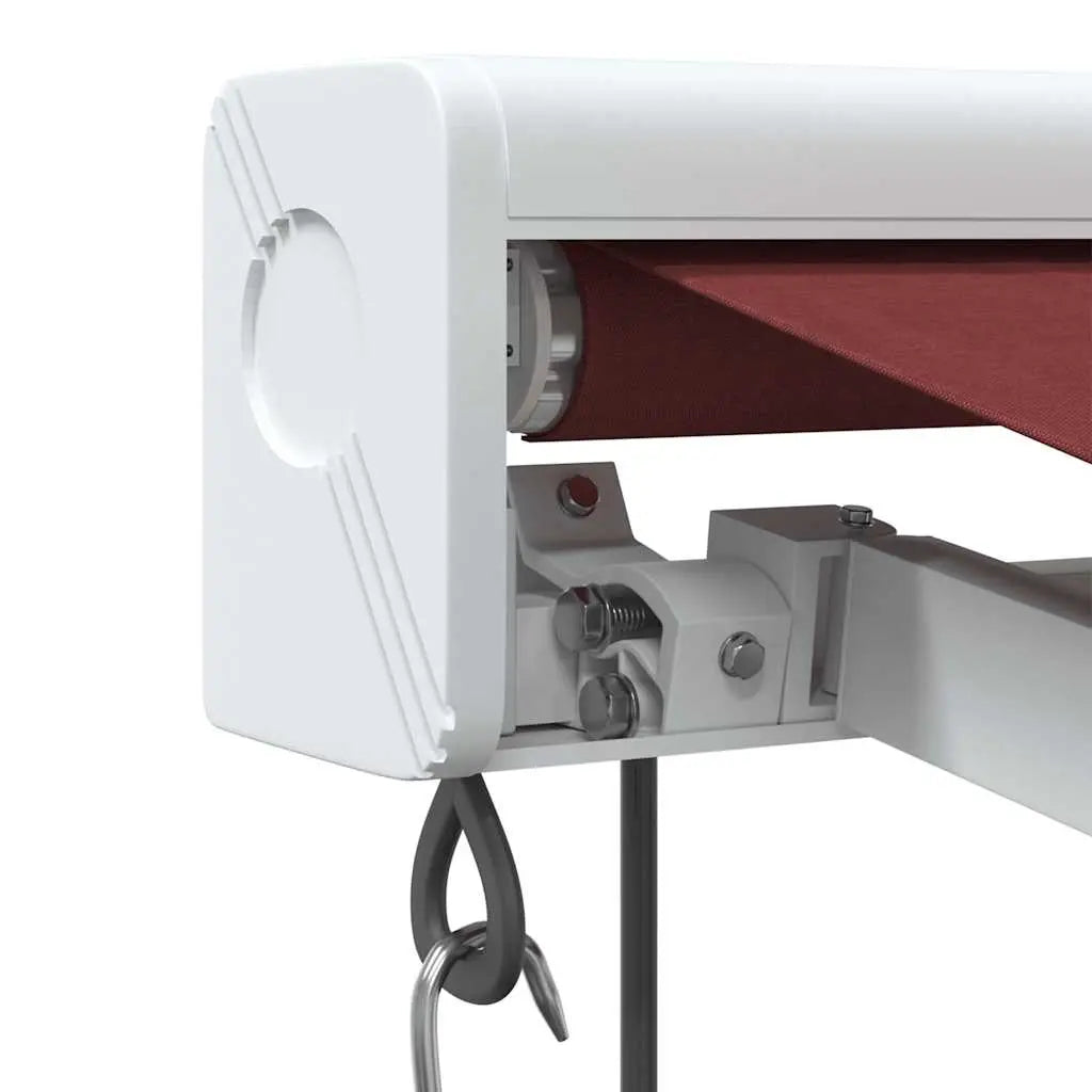Burgundy automatic retractable awning 400x300 cm V6291 Vetonek
