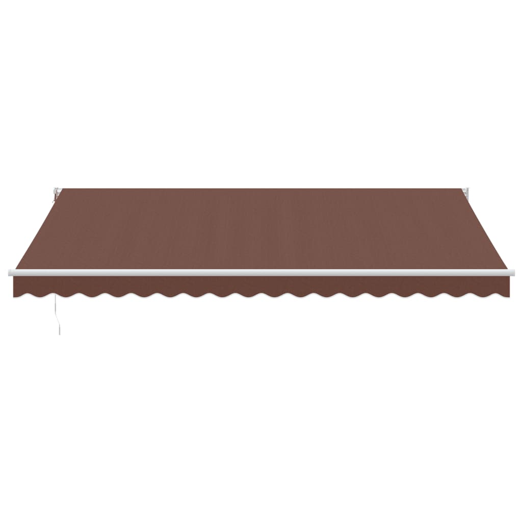Brown automatic retractable awning 450x300 cm V0151 Vetonek