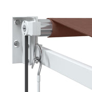 Brown automatic retractable awning 450x300 cm V0151 Vetonek