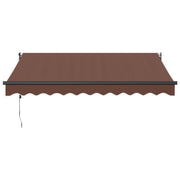 Burgundy automatic retractable awning 300x250 cm V0175 Vetonek