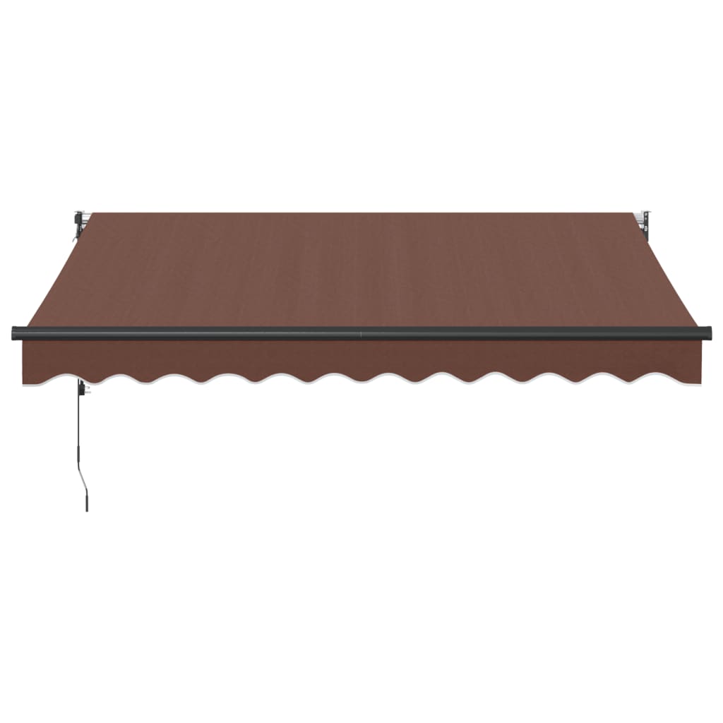 Burgundy automatic retractable awning 300x250 cm V0175 Vetonek
