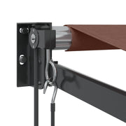Burgundy automatic retractable awning 300x250 cm V0175 Vetonek