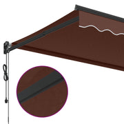 Burgundy automatic retractable awning 300x250 cm V0175 Vetonek