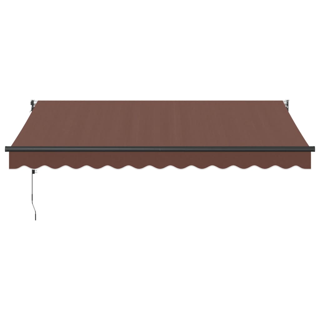 Brown automatic retractable awning 350x250 cm V0182 Vetonek