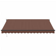 Brown automatic retractable awning 400x300 cm V0199 Vetonek