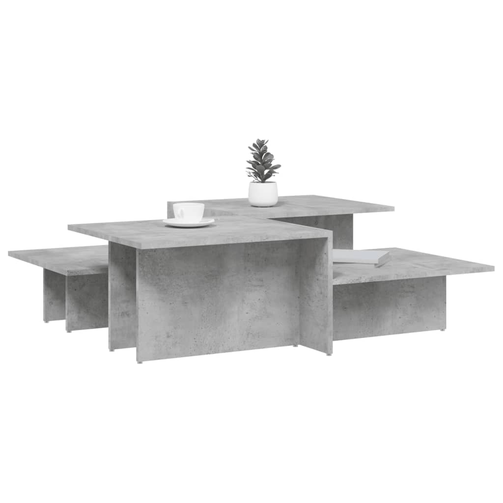 Tables centrales 2 UDS Gray Engineering Wood