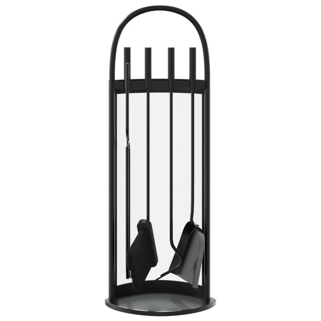 Set de herramientas para chimenea 5 pzas acero 23x15x66 cm V79