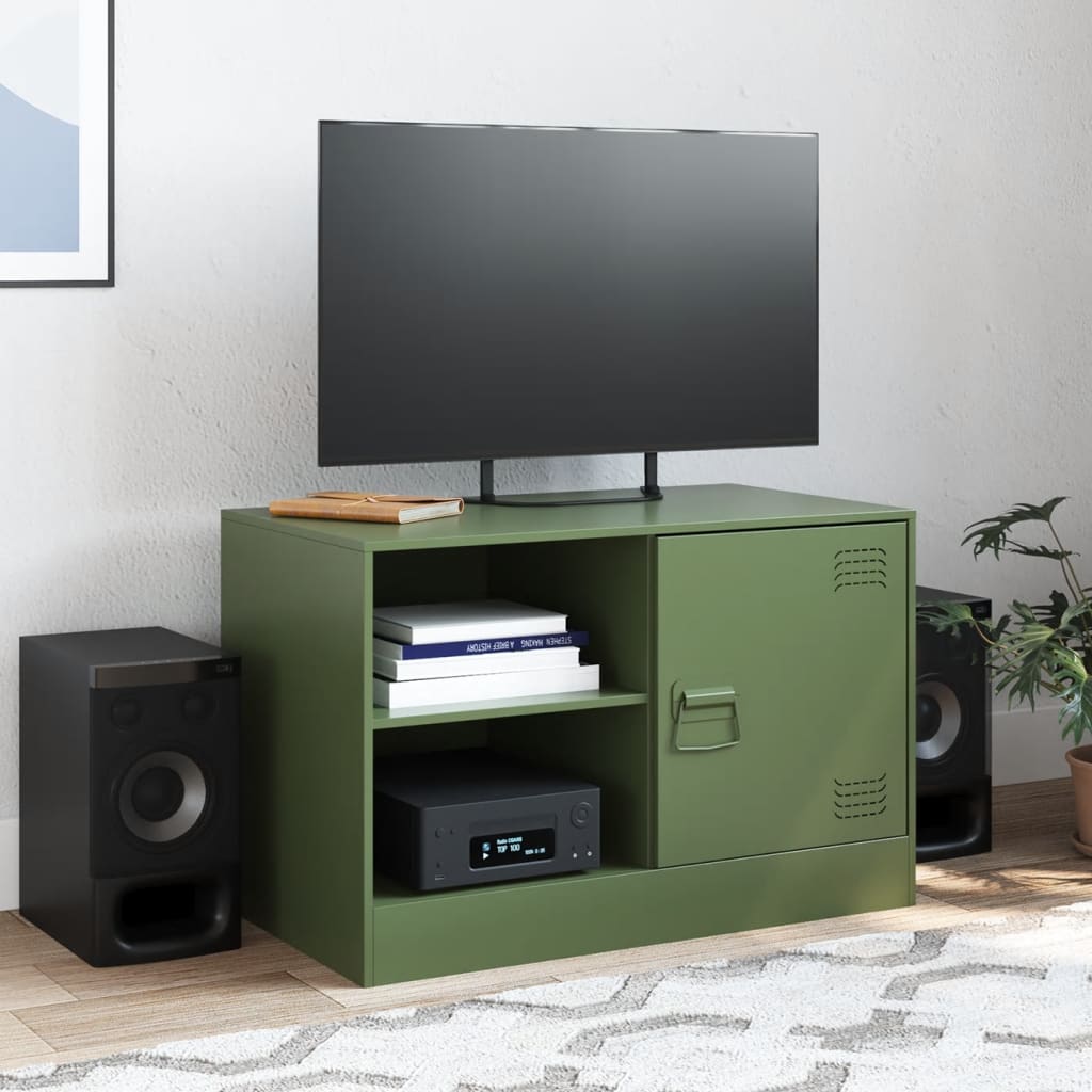 67x39x44 cm green steel tv furniture