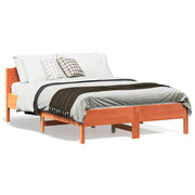 Estructura de cama sin colchón madera maciza marrón 120x190 cm v7990 Vetonek
