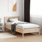Estructura de cama sin colchón madera maciza de pino 90x200 cm - Vetonek