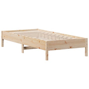 Estructura de cama sin colchón madera maciza de pino 90x200 cm - Vetonek