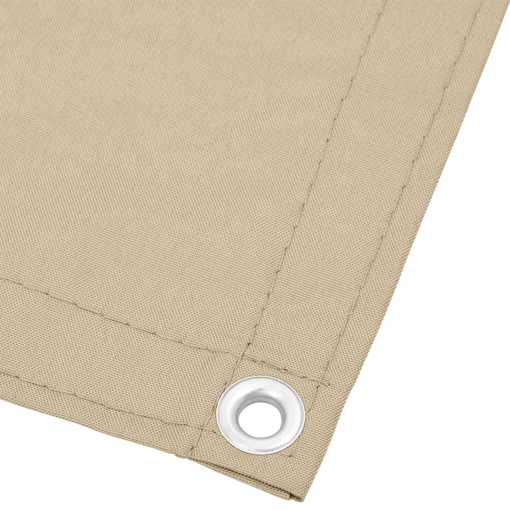 100% Polyester Balcony screen oxford beige 120x1000 cm