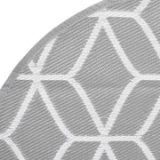 Alfombra exterior arakil gris ø200 cm pp v3976 Vetonek