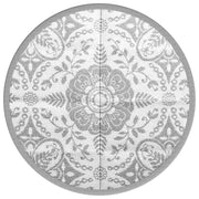 Tapis d'extérieur ARAKIL gris clair Ø120 cm PP V4232 Vetonek