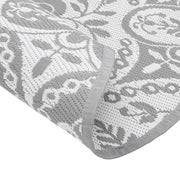 Tapis d'extérieur ARAKIL gris clair Ø120 cm PP V4232 Vetonek