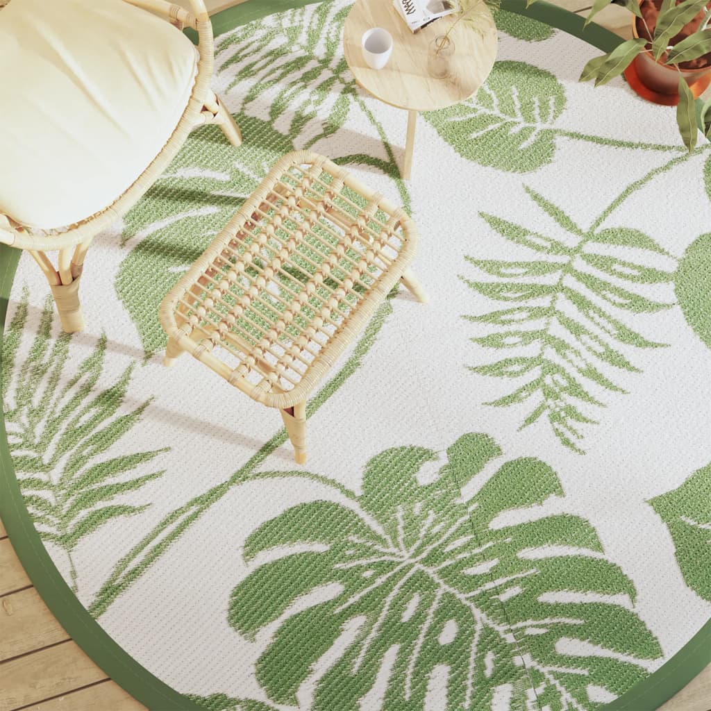 Alfombra exterior ARAKIL verde Ø200 cm PP V4492 Vetonek