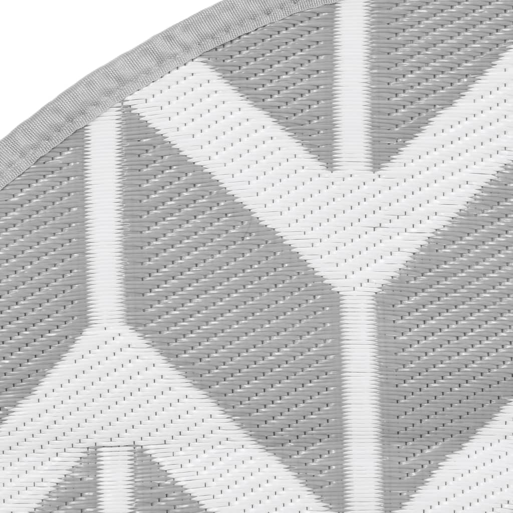 Alfombra exterior arakil gris ø200 cm pp v4539 Vetonek