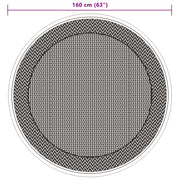 Alfombra exterior arakil verde ø160 cm pp v4560 - Vetonek