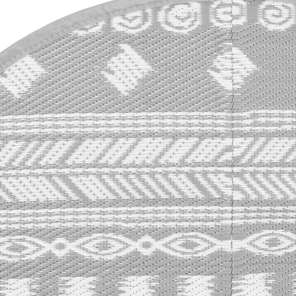 Alfombra exterior arakil gris ø200 cm pp v4614 Vetonek